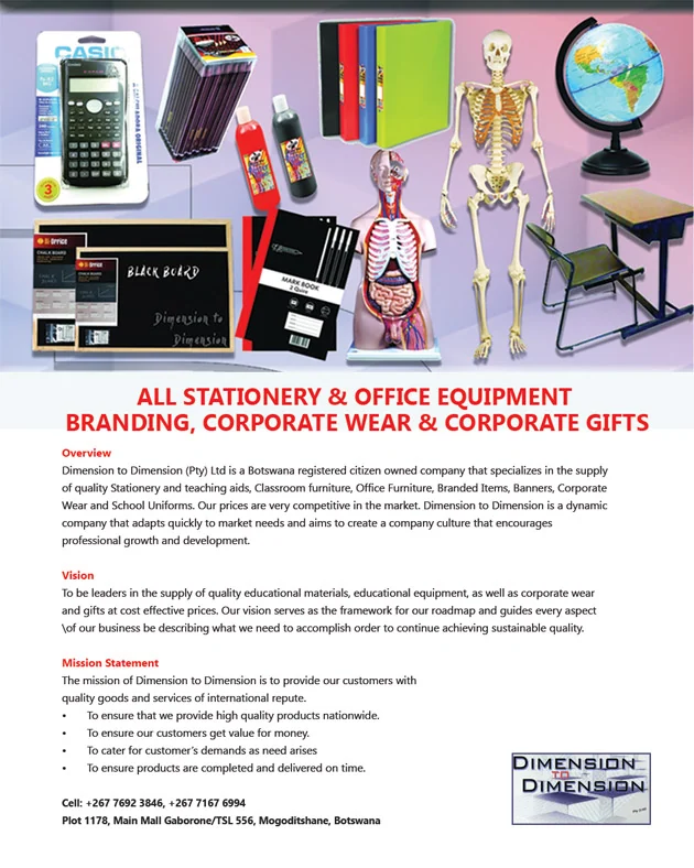 Dimension to Dimension (Pty) Ltd — view organisation