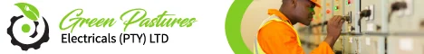 Green Pastures Electricals (Pty) Ltd banner