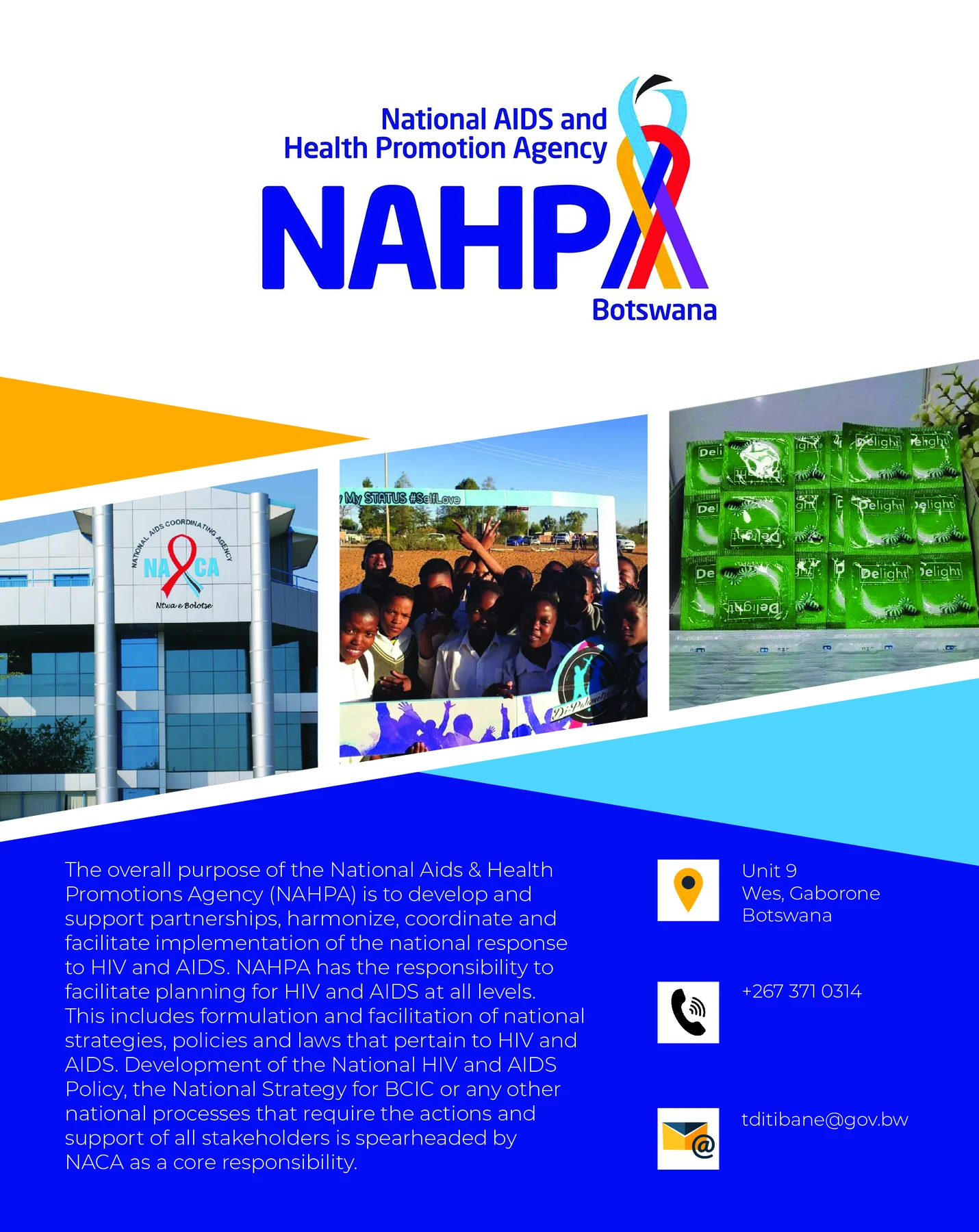 National Aids and Health Promotion Agency (NAHPA) — view organisation