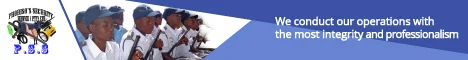 Phodiso's Security Services banner