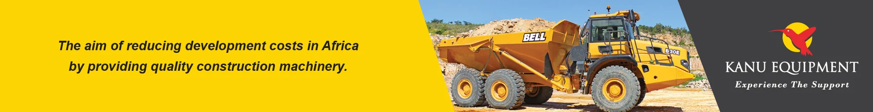 Equipment Sales and Services (pty) Ltd T/A Kanu Equipment banner
