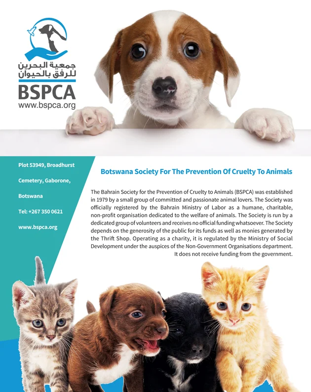 BSPCA (Botswana Society For The Prevention Of Cruelty To Animals) — view organisation
